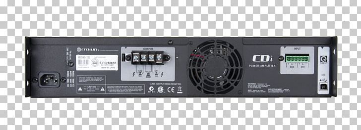 Audio Power Amplifier Crown International Loudspeaker PNG, Clipart, Amplificador, Amplifier, Audio, Audio Power Amplifier, Audio Receiver Free PNG Download
