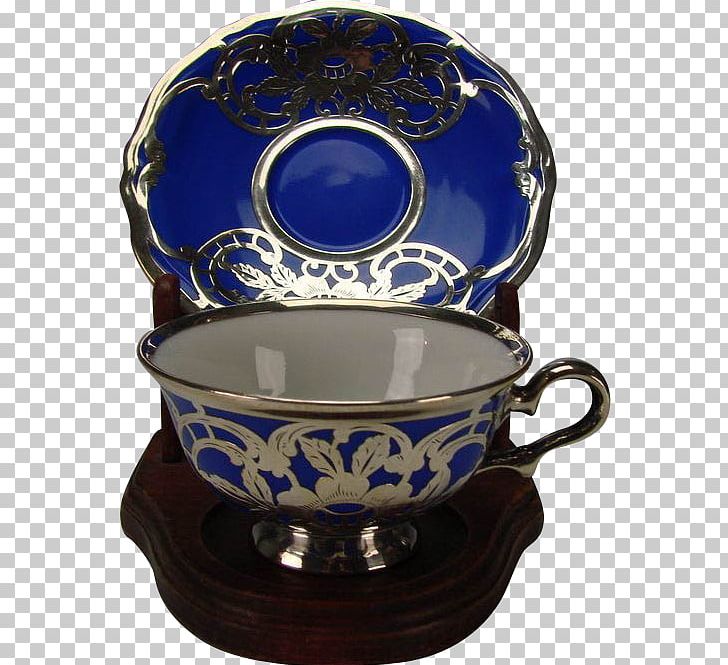 Selb Ceramic Saucer Demitasse Silver Overlay PNG, Clipart, Abuse, Antique, Blue And White Porcelain, Blue And White Pottery, Ceramic Free PNG Download