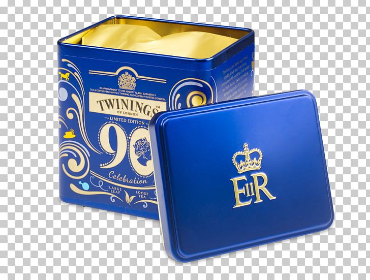 Twinings Tea Caddy Birthday Party PNG, Clipart, 90th, Birthday, Blue, Brand, Cobalt Blue Free PNG Download