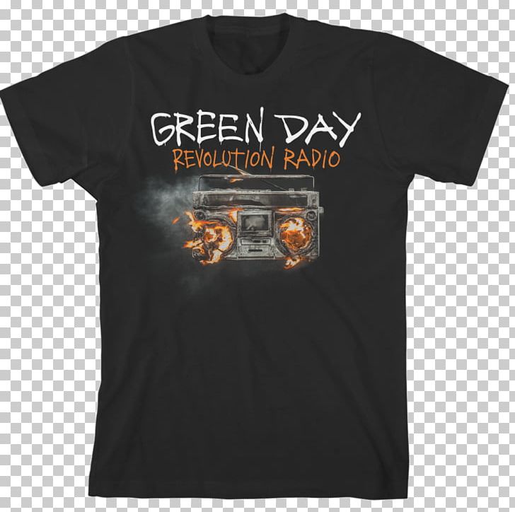 T-shirt Revolution Radio Tour Green Day Clothing PNG, Clipart, Active Shirt, American Idiot, Angle, Billie Joe Armstrong, Black Free PNG Download