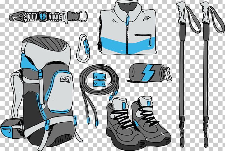 Mountaineering Hiking Backpack Rock-climbing Equipment PNG, Clipart, Blue, Camping, Climbing Vector, Construction Tools, Crutch Free PNG Download