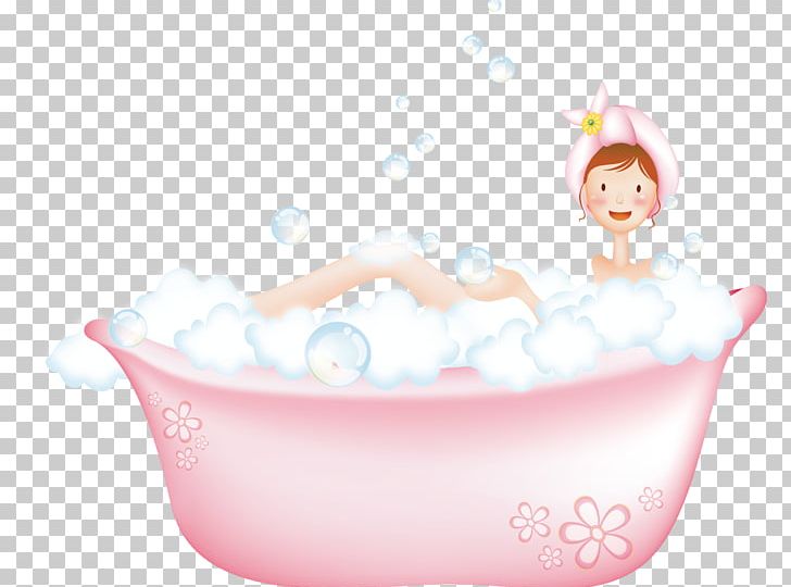 Bathing Cartoon PNG, Clipart, Bathe, Bathing, Bathing Beauty, Bathtub, Beauty Free PNG Download