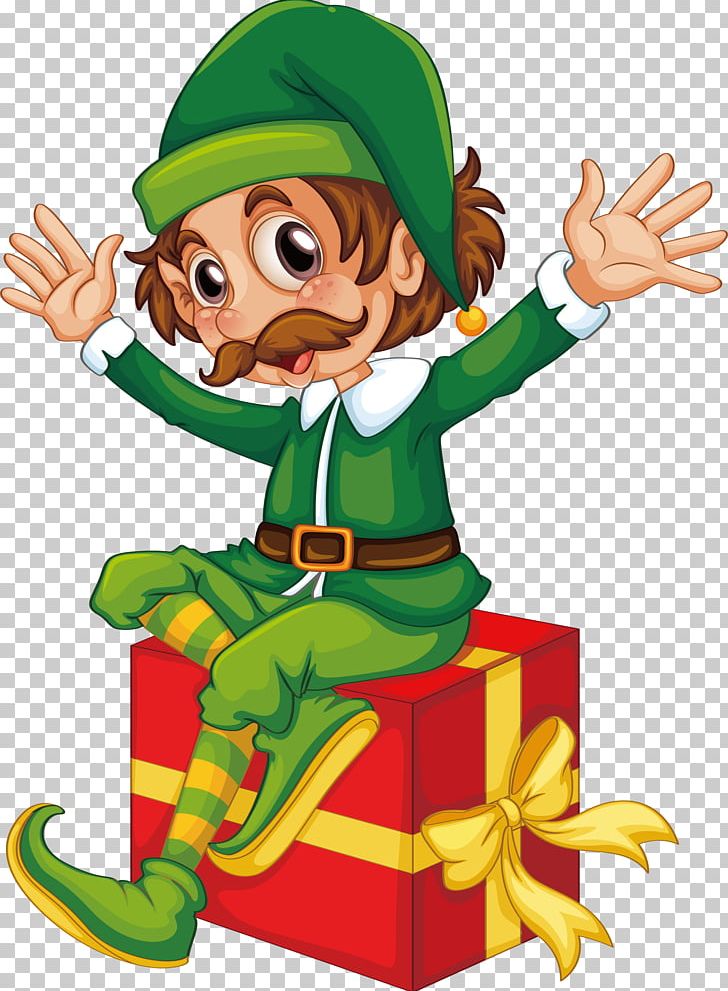 Christmas Elf Santa Claus Duende PNG, Clipart, Art, Box, Cardboard Box, Cartoon, Chris Free PNG Download
