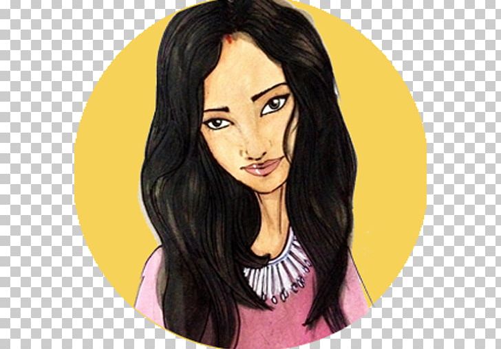 Fashion Illustration Black Hair Drawing Sketch PNG, Clipart, Art, Black Hair, Brown Hair, Cheek, Color Free PNG Download