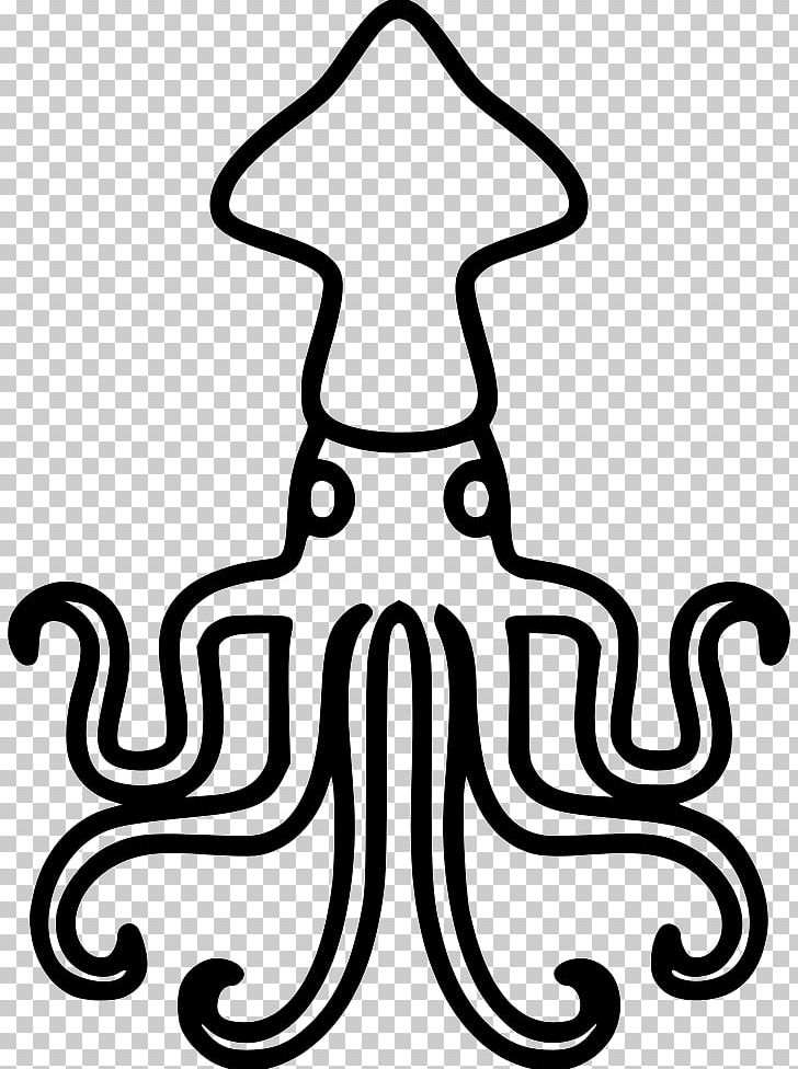 Squid As Food Seafood Crab Octopus PNG, Clipart, Animals, Artwork, Black, Black And White, Cdr Free PNG Download