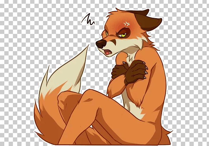 Red Fox Sticker Telegram PNG, Clipart, Animals, Anime, Carnivoran, Cartoon, Cat Like Mammal Free PNG Download