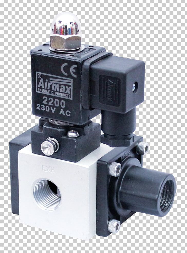 Solenoid Valve Poppet Valve Pneumatic Cylinder PNG, Clipart, Airmax, Angle, Control Valves, Directional Control Valve, Electricity Free PNG Download