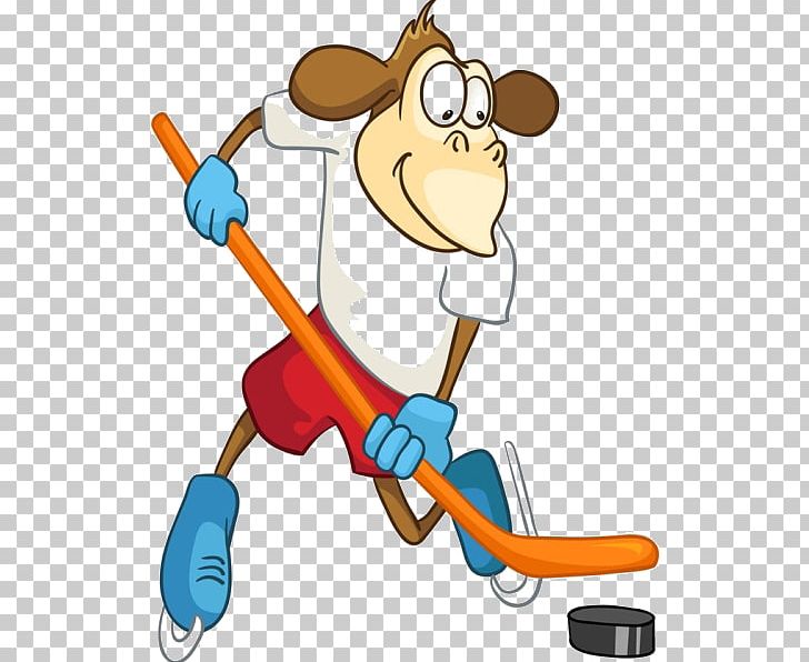 Cartoon Ice Hockey Monkey Illustration PNG, Clipart, Cartoon, Cartoon, Cartoon Arms, Cartoon Character, Cartoon Eyes Free PNG Download
