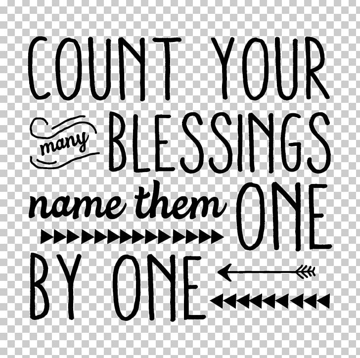 Count Your Blessings God Quotation Gratitude PNG, Clipart, Angle, Area, Author, Black, Black And White Free PNG Download