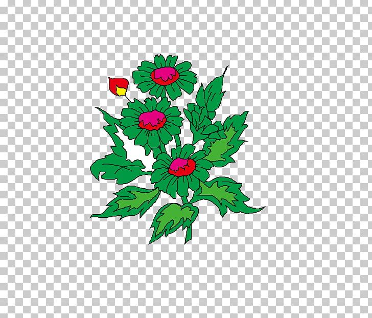 Floral Design Green Flower Adobe Illustrator PNG, Clipart, Adobe Illustrator, Background Green, Chrysanths, Color, Dahlia Free PNG Download