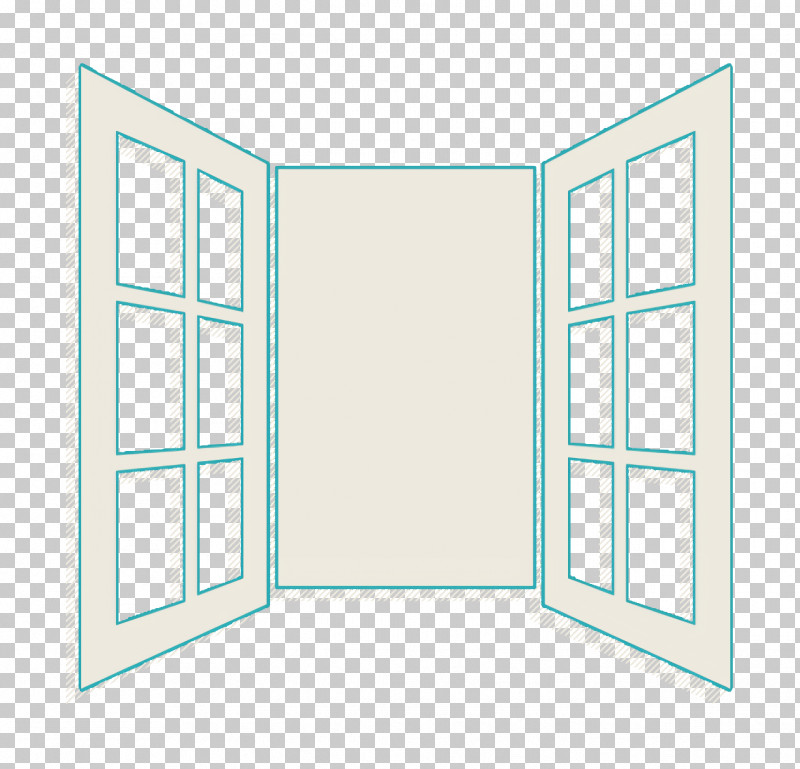 Opened Window Door Of Glasses Icon House Things Icon Window Icon PNG, Clipart, Architecture, Buildings Icon, Daylighting, Door, House Free PNG Download