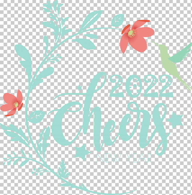 2022 Cheers 2022 Happy New Year Happy 2022 New Year PNG, Clipart, Christmas Day, Logo, Typography Free PNG Download