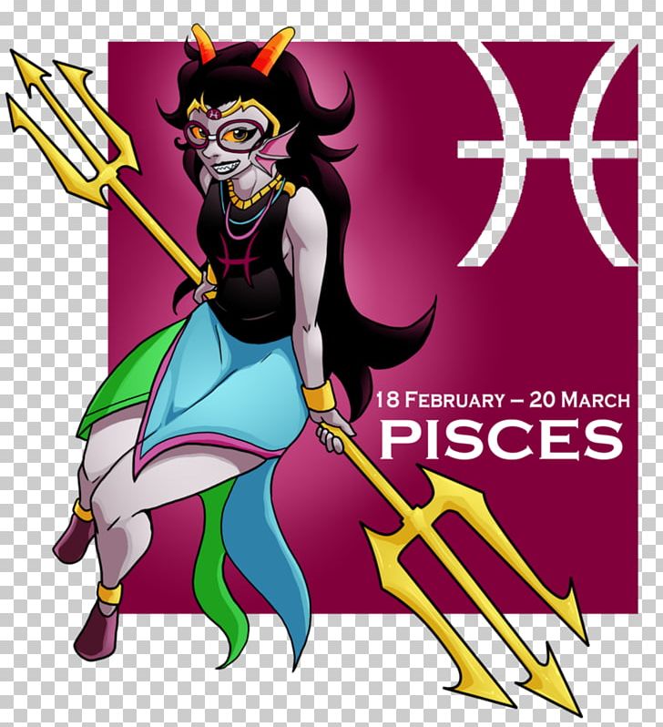 Pisces Homestuck Zodiac Virgo Symbol PNG, Clipart, Aquarius, Art, Capricorn, Cartoon, Fiction Free PNG Download