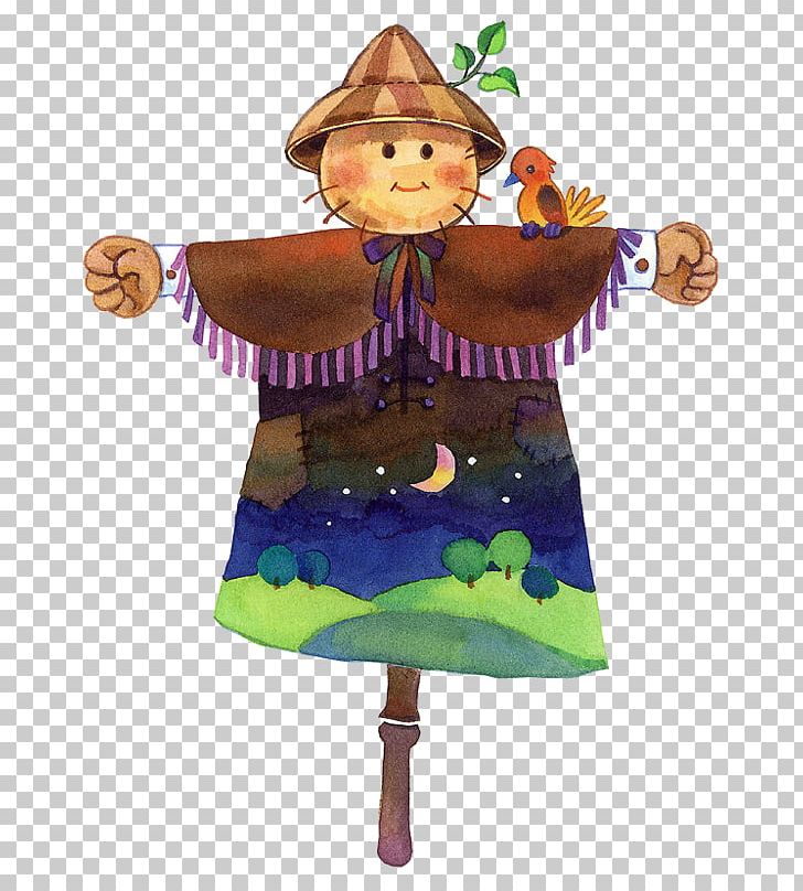 Scarecrow Oil Painting PNG, Clipart, Animaatio, Art, Cartoon, Child, Christmas Ornament Free PNG Download