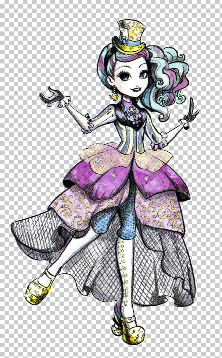 Ever After High Illustration Drawing Mad Hatter Art PNG, Clipart, Art, Cartoon, Costume Design, Doll, Drawing Free PNG Download