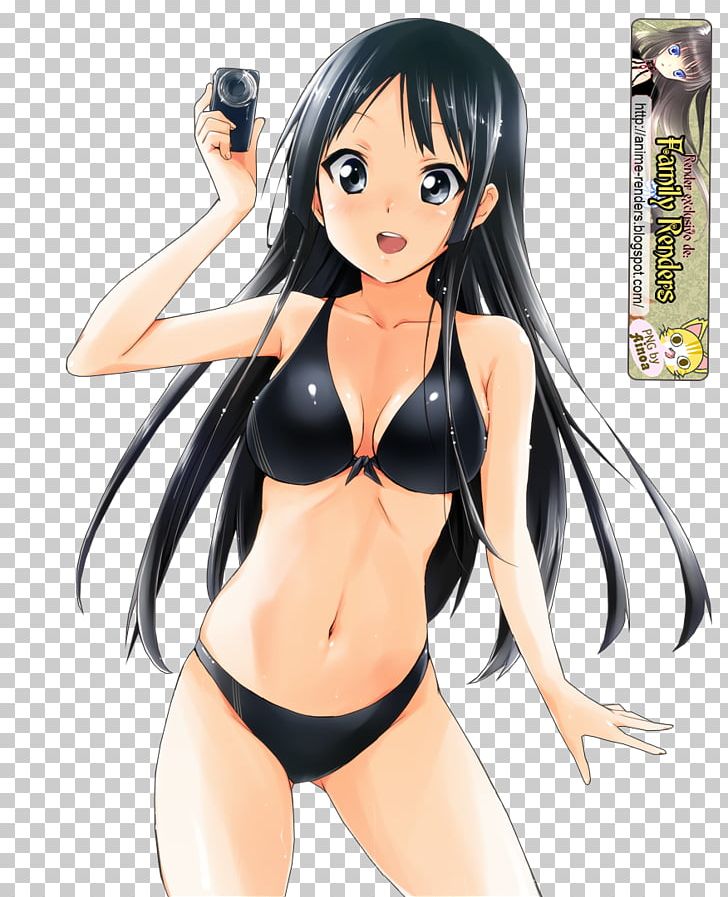Mio Akiyama Rin Okumura Anime Character K-On! PNG, Clipart, Anime, Arm, Black Hair, Blue Exorcist, Brassiere Free PNG Download
