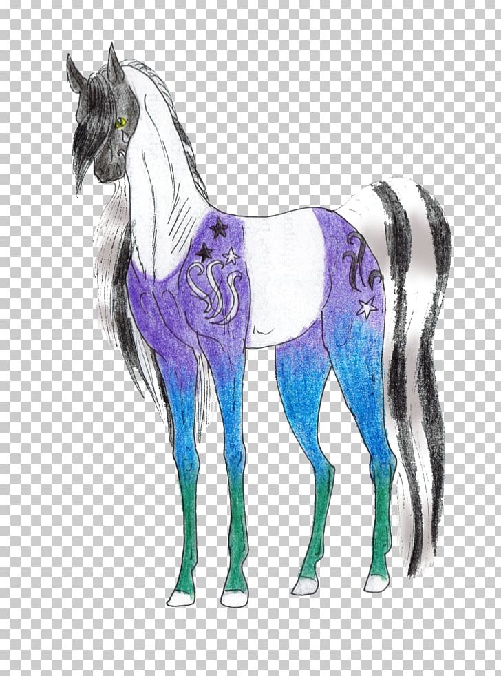 Mustang Stallion Illustration Pack Animal Purple PNG, Clipart, Animal Figure, Fictional Character, Horse, Horse Like Mammal, Legendary Creature Free PNG Download