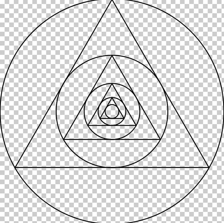 Circle Triangle Drawing Line Art PNG, Clipart, Angle, Area, Art, Artwork, Black And White Free PNG Download