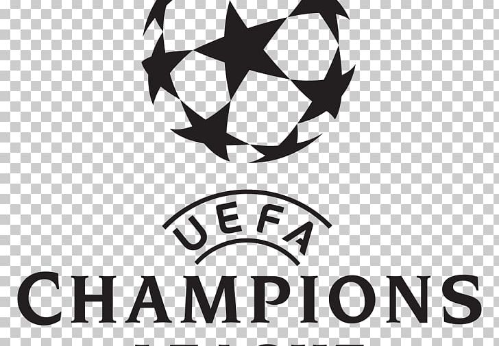 Logo UEFA Champions League Europe Graphic Design PNG, Clipart, Area, Art, Artwork, Black, Black And White Free PNG Download