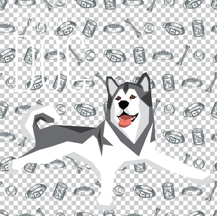 Siberian Husky Pet PNG, Clipart, Animals, Black And White, Carnivoran, Cartoon, Christmas Decoration Free PNG Download