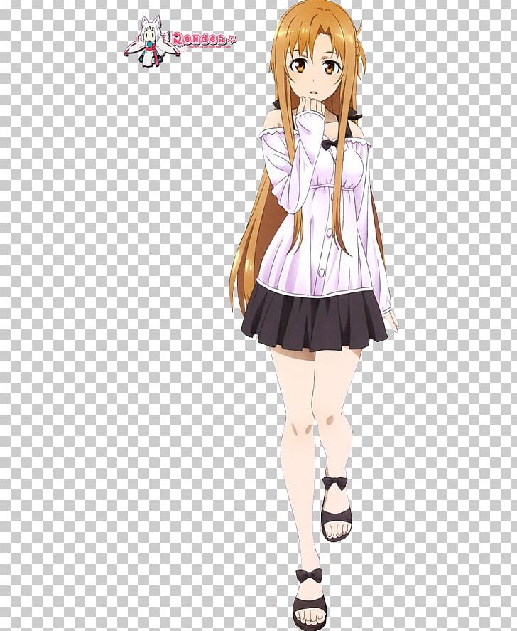 Asuna Leafa Kirito Sword Art Online Anime PNG, Clipart, Art, Asuna, Brown Hair, Character, Clothing Free PNG Download
