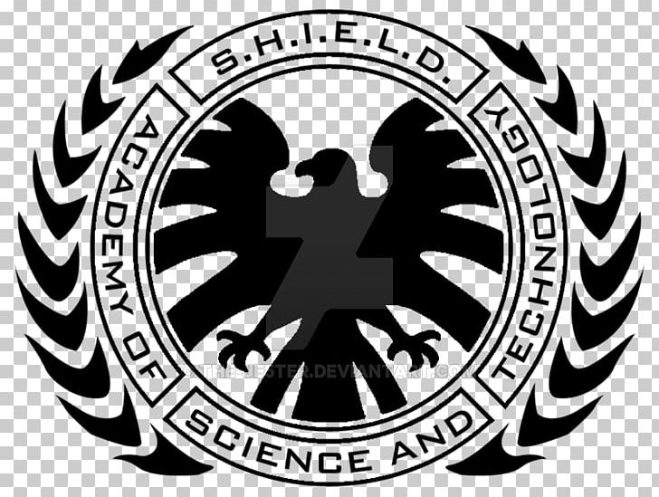 S.H.I.E.L.D. Hydra Phil Coulson Daredevil Marvel Cinematic Universe PNG, Clipart, Academy Logo, Agents Of Shield, Black And White, Brand, Comic Free PNG Download