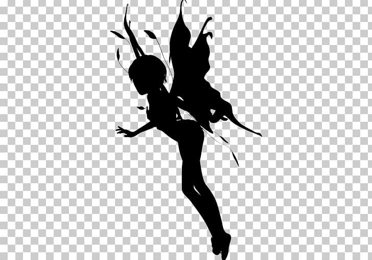 Fairy Silhouette PNG, Clipart, Art, Autocad Dxf, Black, Black And White, Computer Wallpaper Free PNG Download