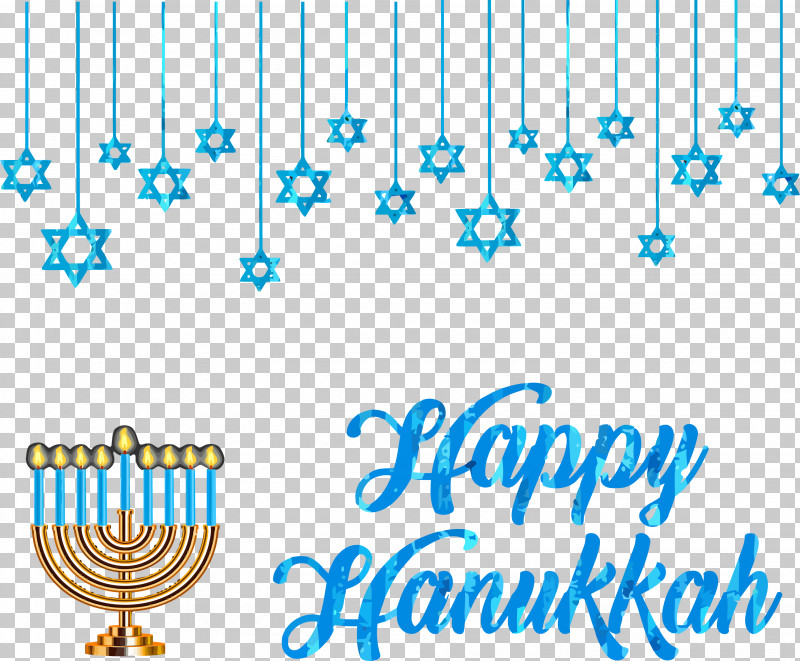 Hanukkah Happy Hanukkah PNG, Clipart, Blue, Hanukkah, Happy Hanukkah, Line, Logo Free PNG Download