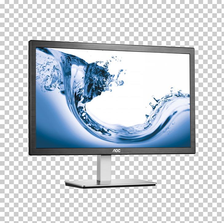 Computer Monitors AOC International 1080p Liquid-crystal Display VGA Connector PNG, Clipart, Computer, Computer Monitor Accessory, Computer Wallpaper, Display Advertising, Electronics Free PNG Download