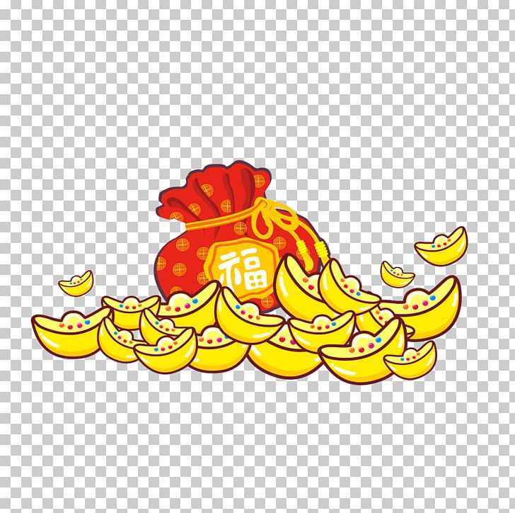 Sycee Gold Cartoon PNG, Clipart, Cartoon, Cartoon Gold Coins, Chinese New Year, Coin, Coins Free PNG Download