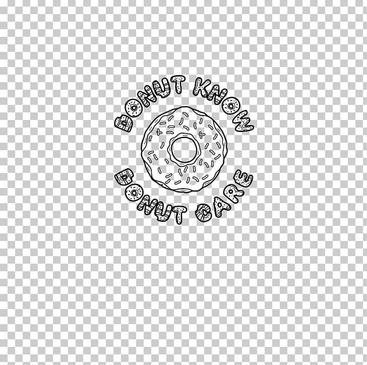 Donuts T-shirt Logo Brand PNG, Clipart, Area, Bank, Black And White, Body Jewelry, Brand Free PNG Download