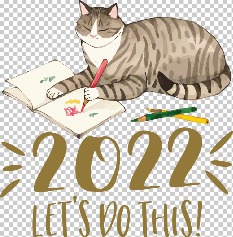 2022 New Year 2022 New Start 2022 Begin PNG, Clipart, Cartoon, Cat, Couch, Creative Work, Cuteness Free PNG Download