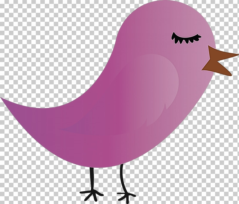 Bird Pink Purple Violet Cartoon PNG, Clipart, Animation, Beak, Bird, Cartoon, Cartoon Bird Free PNG Download