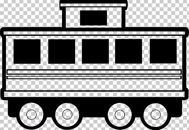 passenger train clipart black and white