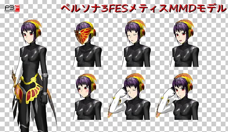 Shin Megami Tensei: Persona 3 Hatsune Miku Character MikuMikuDance Fiction PNG, Clipart, Art, Black Hair, Cartoon, Character, Digital Art Free PNG Download