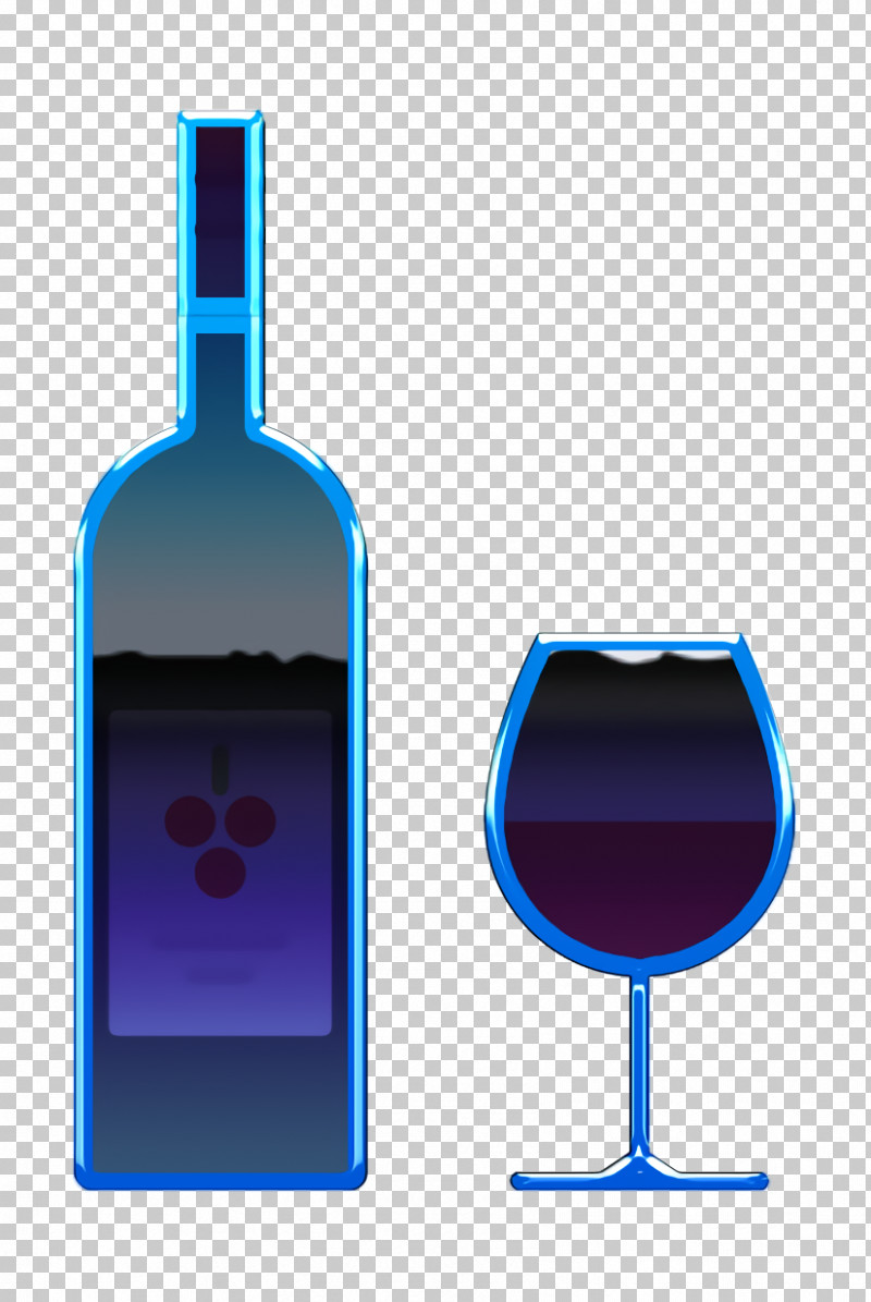Wine Icon Bar Icon PNG, Clipart, Bar Icon, Bottle, Cobalt Blue, Glass, Glass Bottle Free PNG Download
