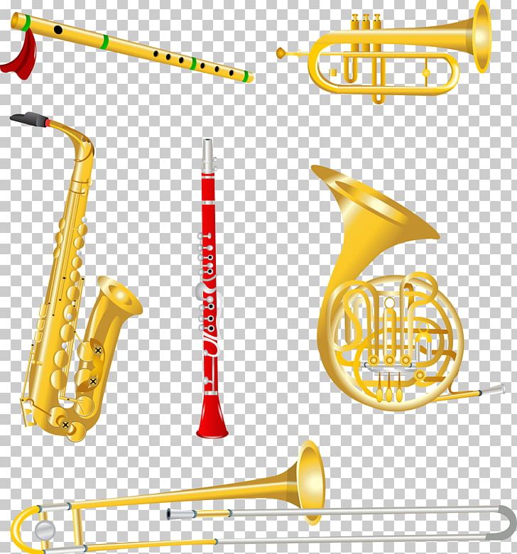 Musical Instruments Clipart-trombone brass music 213A