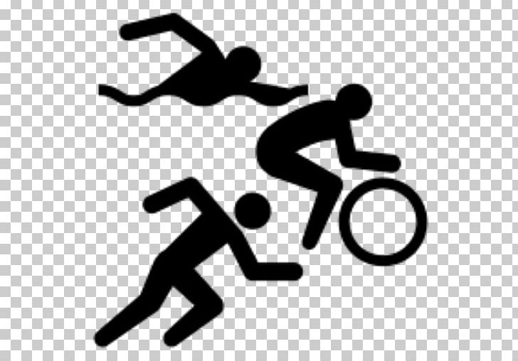 Triathlon Summer Olympic Games Sport Powerman Duathlon PNG, Clipart, Angle, Area, Black, Black And White, Computer Icons Free PNG Download