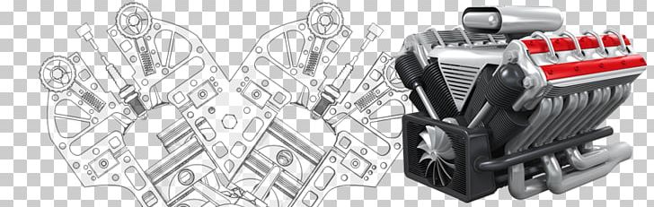 v8 engine clipart