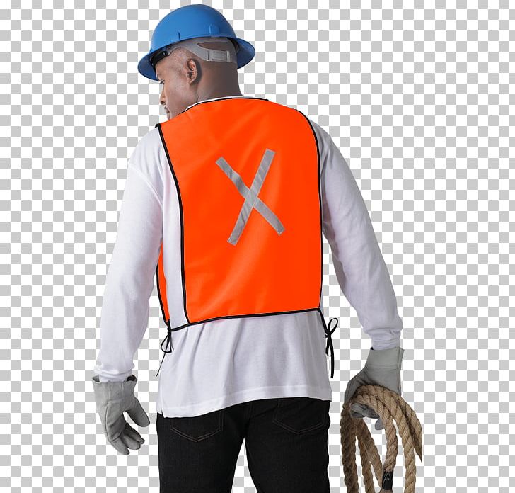 T-shirt High-visibility Clothing Safety Orange Bib Gilets PNG, Clipart, Arm, Basic, Bib, Clothing, Coat Free PNG Download