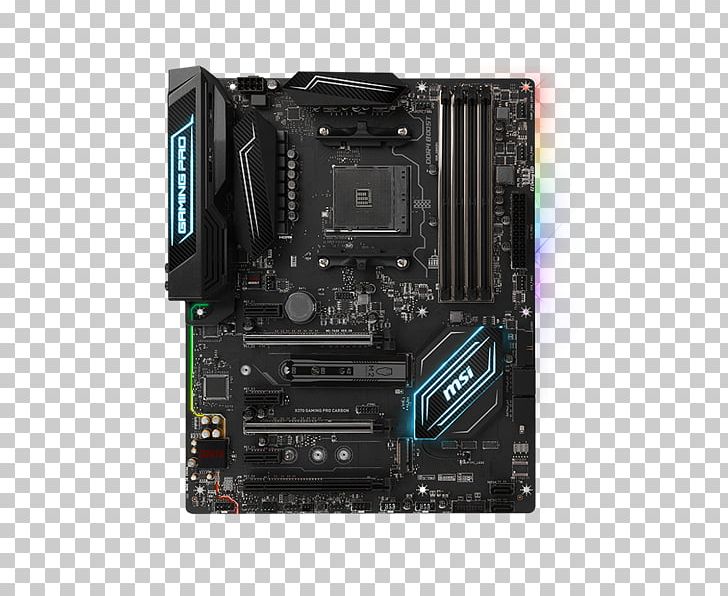 Socket AM4 MSI X370 GAMING PRO CARBON Motherboard Ryzen DDR4 SDRAM PNG, Clipart, Advanced Micro Devices, Atx, Central Processing Unit, Computer, Computer Accessory Free PNG Download