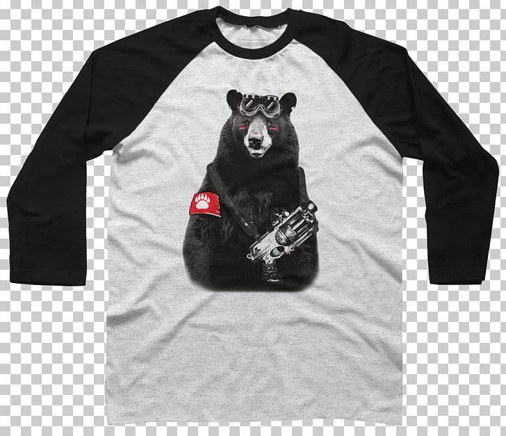 T-shirt Hoodie Design By Humans Neckline PNG, Clipart, Baseball, Baseball Uniform, Bear, Black, Brand Free PNG Download