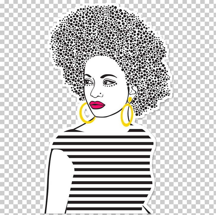 Woman Female Hairstyle PNG, Clipart, Afro, Area, Art, Beauty, Black And White Free PNG Download