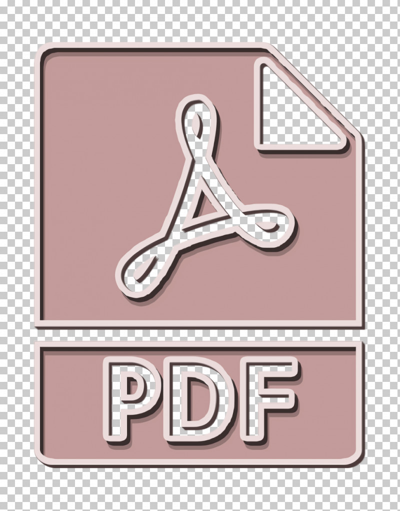 Pdf Icon File Type Set Icon PNG, Clipart, File Type Set Icon, Geometry, Line, Logo, M Free PNG Download