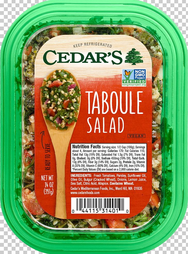 Tabbouleh Mediterranean Cuisine Tzatziki Vegetarian Cuisine Hummus PNG, Clipart, Bulgur, Cedar, Convenience Food, Dipping Sauce, Flavor Free PNG Download