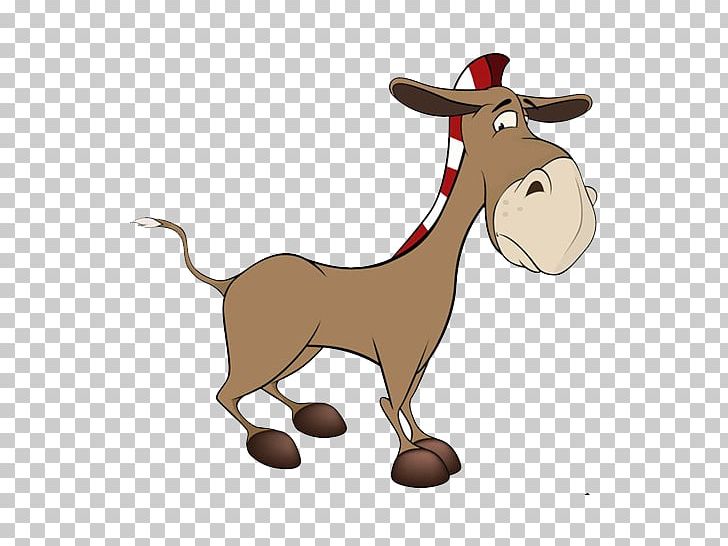 Donkey Cartoon PNG, Clipart, Animal, Animal Figure, Animation, Cow Goat Family, Deer Free PNG Download