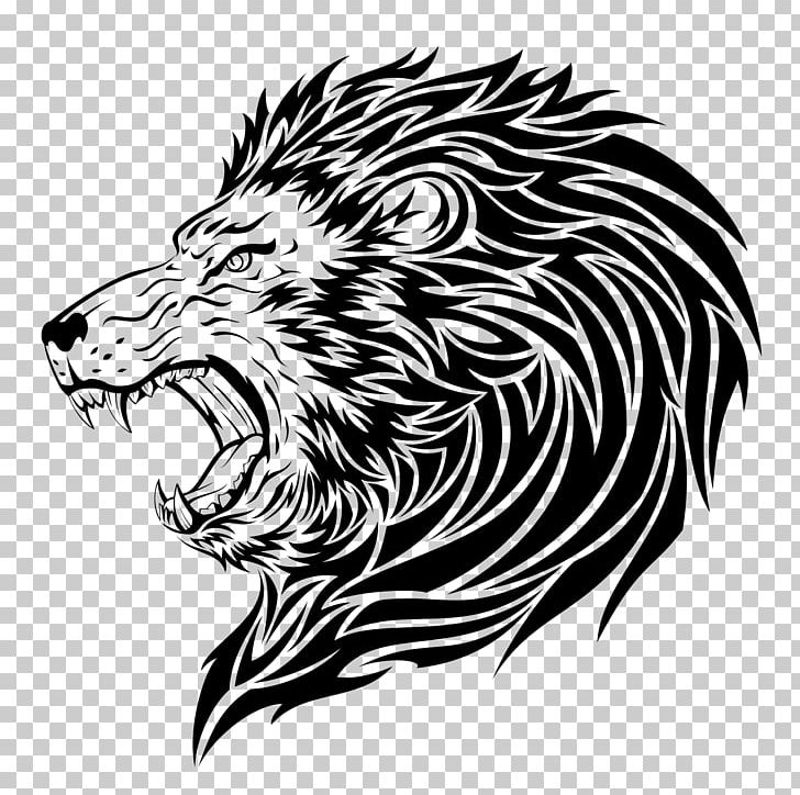 Lion Tattoo  Black and Grey by imarowski on DeviantArt