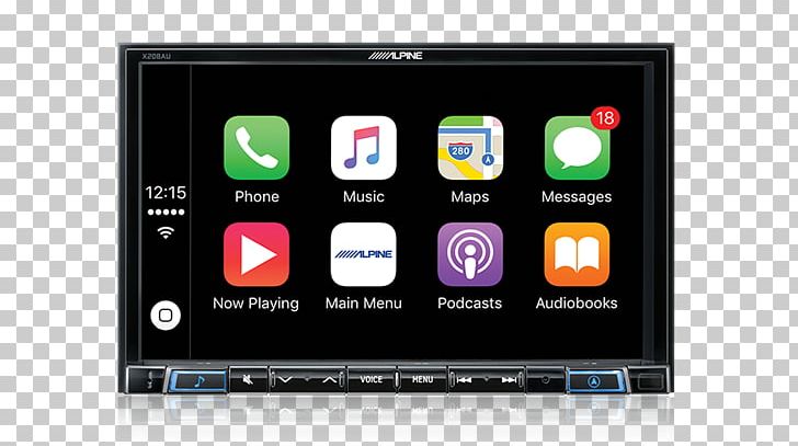 CarPlay Alpine Electronics Vehicle Audio Isuzu D-Max PNG, Clipart, Alpine Electronics, Car, Carp, Dashboard, Display Device Free PNG Download