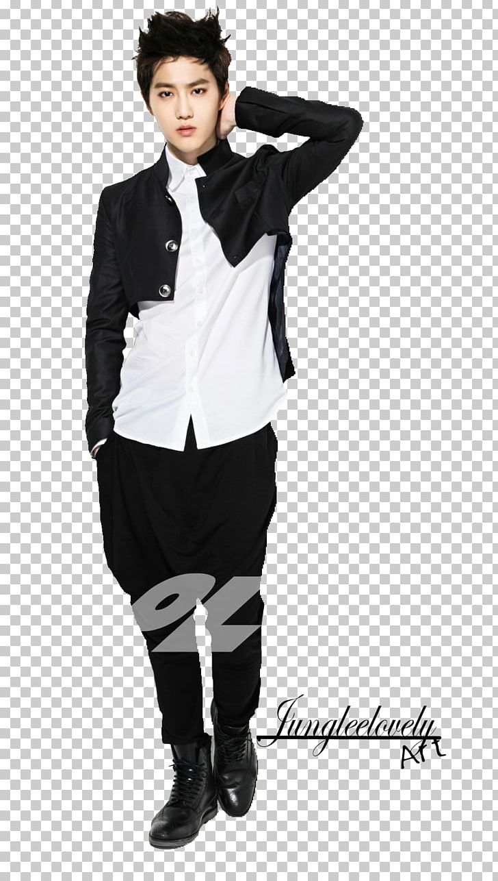 Suho EXO-K Wolf SM Town PNG, Clipart, Animals, Black, Blazer, Chanyeol, Clothing Free PNG Download