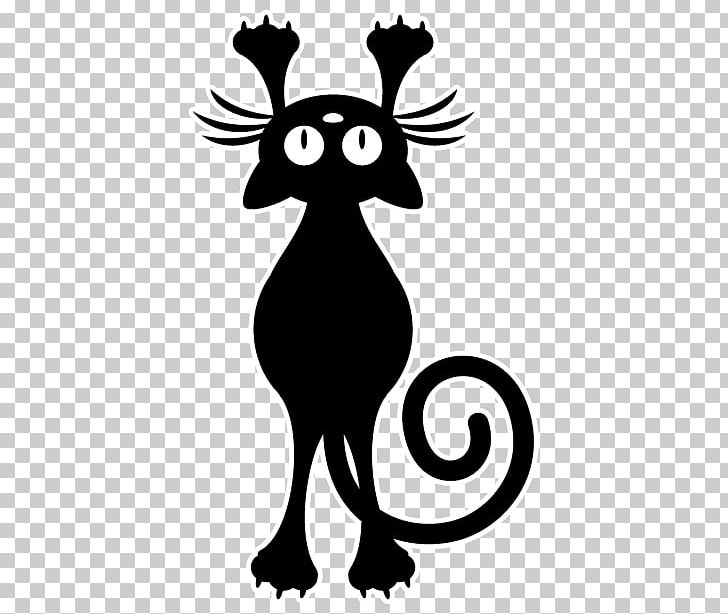 Cat Kitten Wall Decal Sticker PNG, Clipart, Animals, Antler, Black And White, Cat, Decorative Arts Free PNG Download